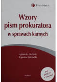 Wzory pism prokuratora w sprawach karnych