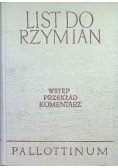 List do Rzymian Wstęp, przekład, komentarz