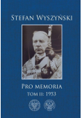 Pro memoria Tom 2 1953
