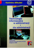Technologia Informacyjna w administracji i dla administracji