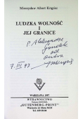 Ludzka wolność i jej granice