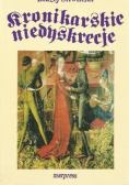 Kronikarskie niedyskrecje