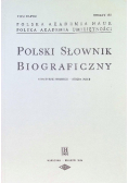 Polski Słownik Biograficzny Zeszyt 181
