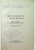 Monteskiusz i jego dzieło. Sesja naukowa w dwusetną rocznicę śmierci