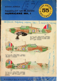 Typy broni i uzbrojenia Tom 55 Samolot myśliwski Hurricane MK I