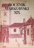 Rocznik Warszawski XIX