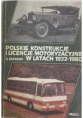 Polskie konstrukcje i licencje motoryzacyjne w latach 1922 -1980