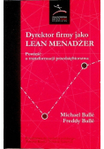 Dyrektor firmy jako Lean Menadżer