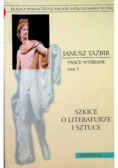 Tazbir Prace wybrane Tom V Szkice o literaturze i sztuce