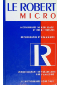 Le Robert Micro
