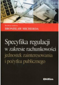 Specyfikacja regulacji w zakresie rachunkowości