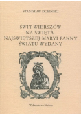 Świt wierszów na święta Najświętszej Maryi Panny Światu wydany