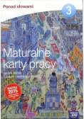 Język Polski Ponad słowami Maturalne karty pracy
