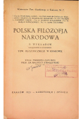 Polska Filozofja Narodowa 1921 r.