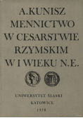 Mennictwo w cesarstwie rzymskim w I wieku n. e.