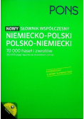 Nowy słownik duży niemiecko - polski polsko - niemiecki