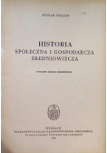 Historia społeczna i gospodarcza średniowiecza 1949 r.