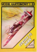 Model kartonowy Curtiss 75 Hawk