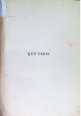 Quo Vadis 1927 r.