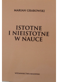 Istotne i nieistotne w nauce