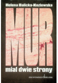 Mur miał dwie strony