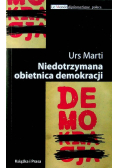 Niedotrzymana obietnica demokracji