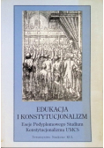 Edukacja i konstytucjonalizm