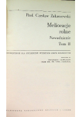 Melioracje rolne nawadnianie Tom II