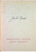 Ossowski Publicystyka Recenzje Wspomnienia