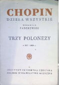 Chopin dzieła wszystkie, Trzy polonezy