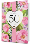 Karnet B6 Urodziny 50