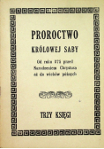 Proroctwo Królowej Saby Trzy Księgi