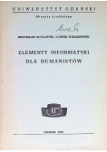 Elementy informatyki dla humanistów