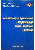 Technologia spawania i napawania stali staliwa i żeliwa
