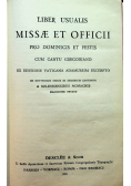 Liber Usualis Missae Et Officii