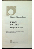 Proza świata Eseje o mowie