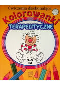 Kolorowanki terapeutyczne. Ćwiczenia z pajacykiem