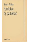 Pamiętać by pamiętać