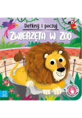 Dotknij i poczuj. Zwierzęta w zoo. Książeczka sensoryczna