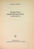 Praktyka przekształcenia Laplace a