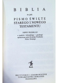 Biblia to jest całe Pismo Święte Starego i Nowego Testamentu