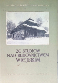 Ze studiów nad budownictwem wiejskim