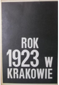 Rok 1923 w Krakowie