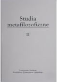 Studia metafilozoficzne Tom II