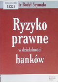 Ryzyko prawne w działalności banków