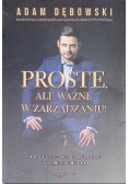 Proste ale ważne w zarządzaniu