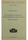 Psychologia Kliniczna upośledzonych umysłowo