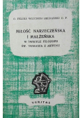 Miłość narzeczeńska i małżeńska w świetle filozofii Św. Tomasza z Akwinu