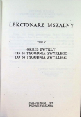 Lekcjonarz Mszalny Tom V