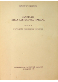 Antologia Della Letteratura Italiana Volume III